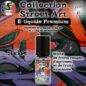 E-liquide Premium Sticker