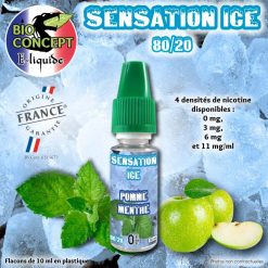 E-liquide Sensation Ice - Pomme Menthe