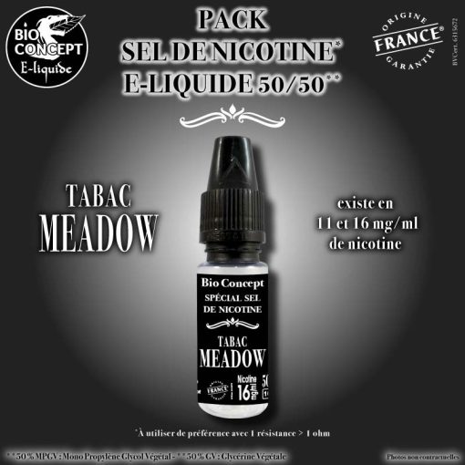 E-liquide MEADOW au sel de Nicotine
