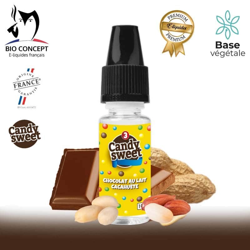 e-liquide chocolat au lait français arôme bonbon pour cigarette