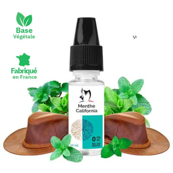 e-liquide Menthe California (anciennement e-liquide bio Menthe Tabac)
