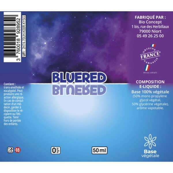 e-liquide Bluered 50ml
