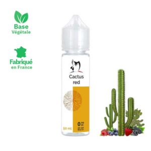 e-liquide Cactus Red sans propylène glycol 50ml