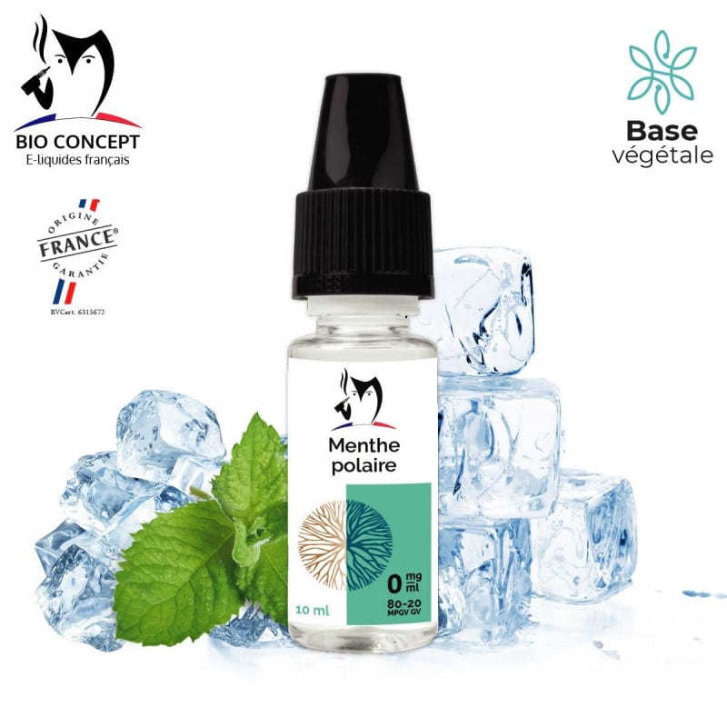 e-liquide sans propylene glycol Menthe Polaire