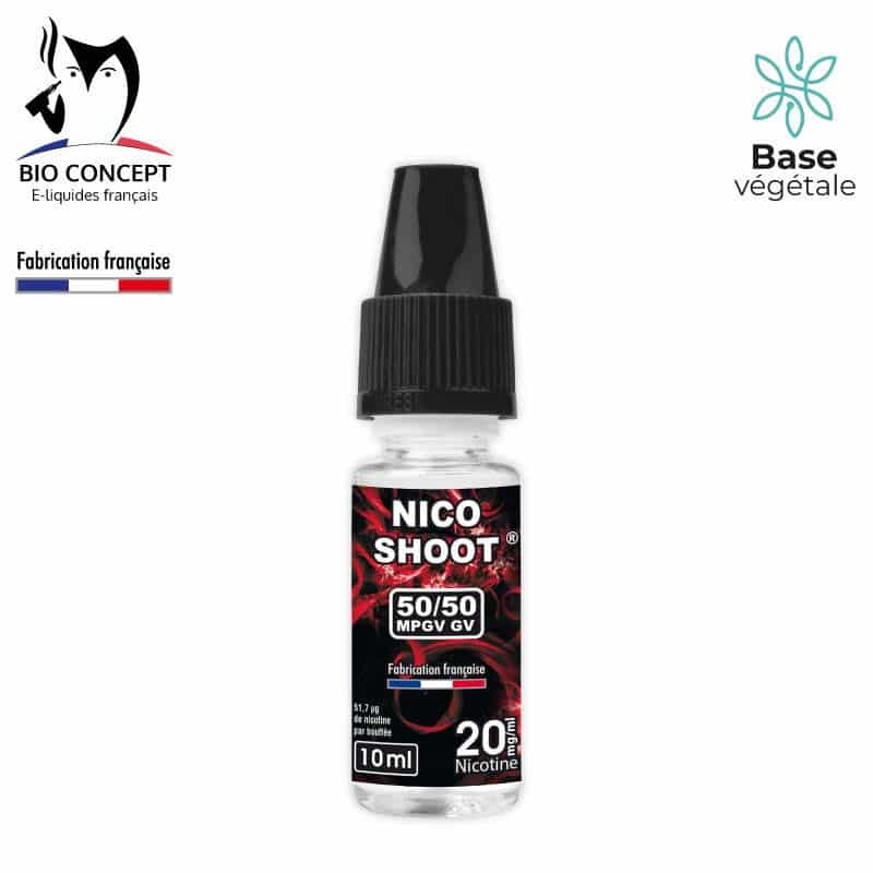 10 Packs 3 flacons Nico Shoot® apport en nicotine base DIY eliquide