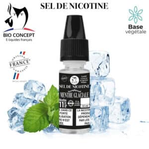 E-liquide MENTHE GLACIALE au sel de Nicotine