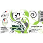Arome DIY vanille naturelle Etiquette