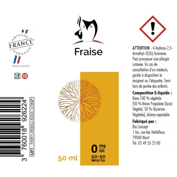 e-liquide fraise 50ml -2