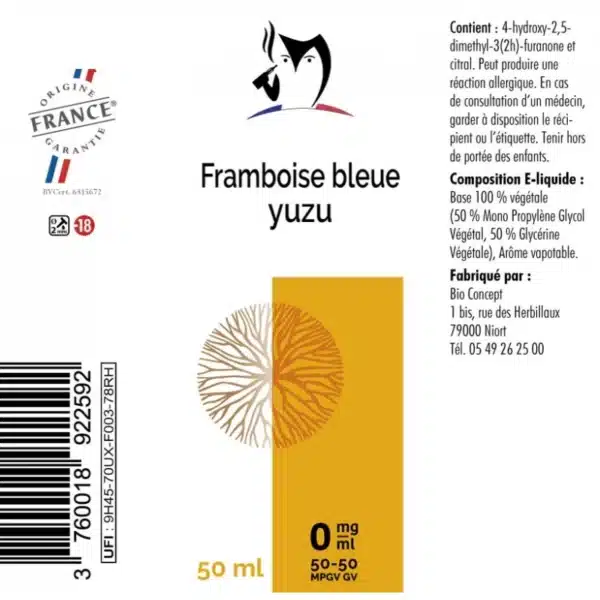 e-liquide-framboise-bleue et Yuzu