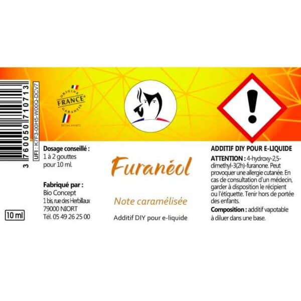 additif diy furaneol etiquette