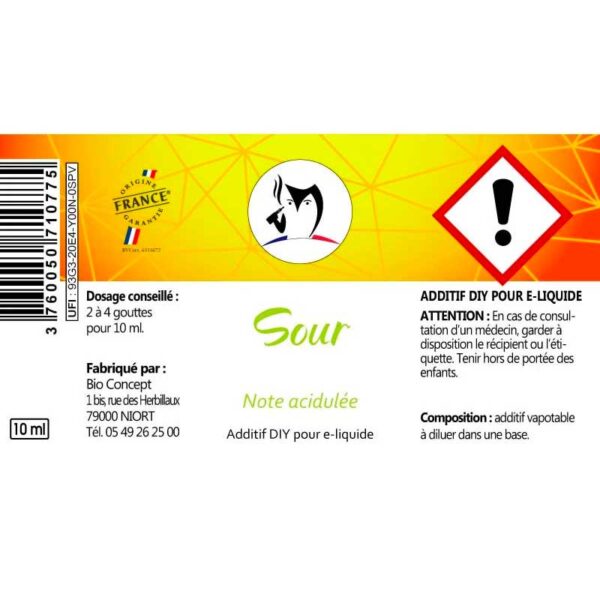 additif sour
