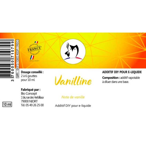 additifs diy vanilline