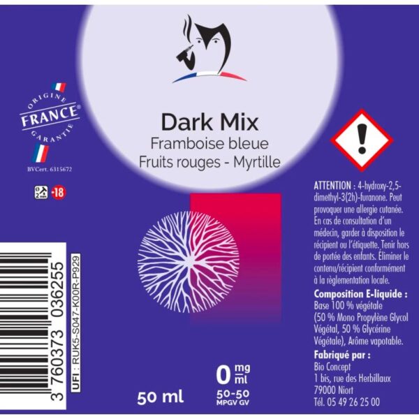 e-liquide Dark Mix50ml