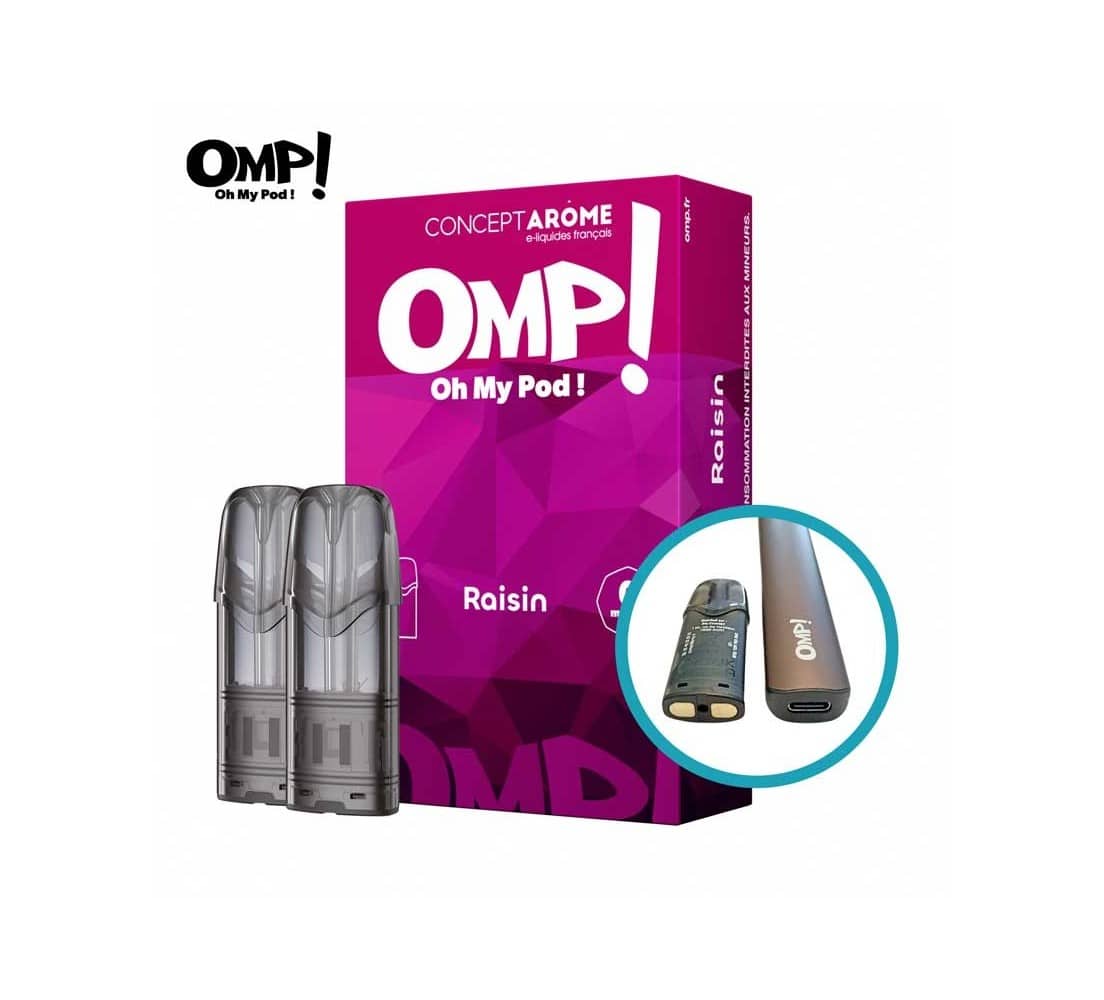 elfbar nachfüll pod läuft aus Pods OMP goût Raisin 2ML