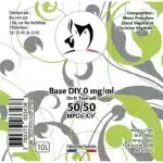 Base DIY 50/50 10L etiquette