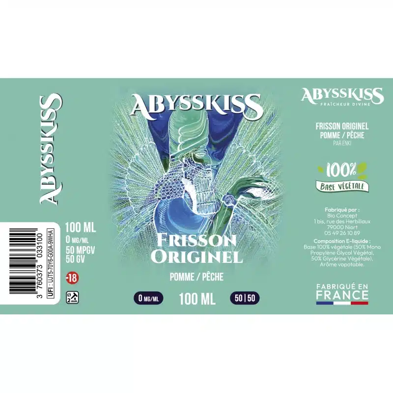 E-liquide Frisson Originel - AbyssKiss | France Clope E-liquide Frisson Originel - AbyssKiss | France Clope
