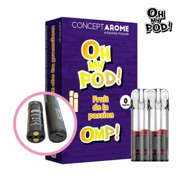 pod-compatible-elfbar-elfa-fruit-de-la-passion-omp-1.webp Recharge Elfbar pas cher Fruit de la passion — Cartouche OMP 2ml