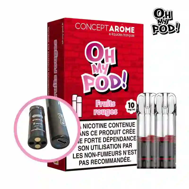 Recharge Elfbar pas cher : un got intense de Fruits rouges