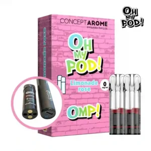 Recharge Elfbar Limonade Rose — cartouche OMP compatible ELFA 2ml