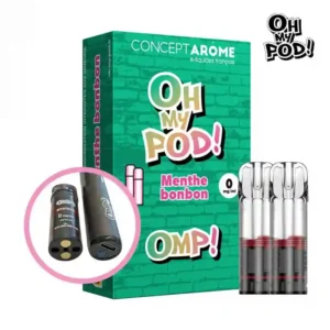 Recharge Elfbar pas cher Menthe bonbon — Cartouche OMP 2ml